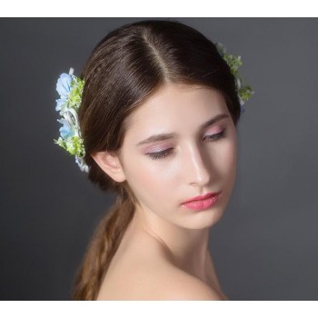 Multi-colored bridal hair accessories