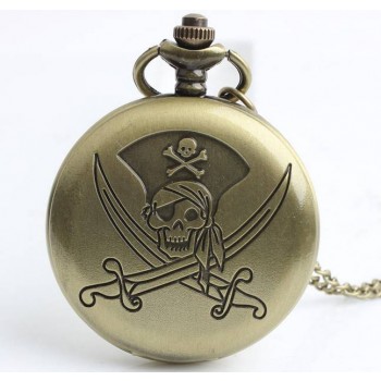 Pirate Skull series necklace watch