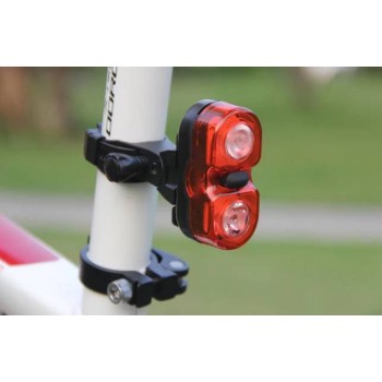 Red flashing waterproof warning lights for bike