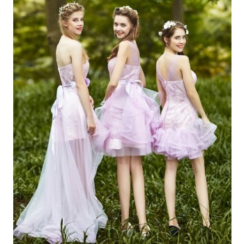 Summer short style bridesmaid dress