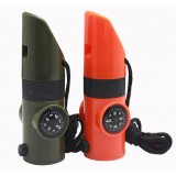 7 in 1 Multifunction whistle compass