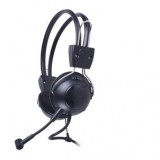 Black Headset Headphone with Microphone for PC Laptop