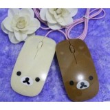 Cartoon Bear wired USB mouse