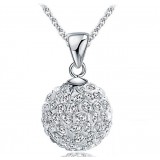 Dazzling Shiny Pendant in Sterling Silver
