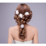 Minimalist flower hair accessories
