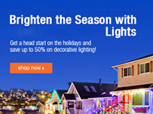 Cheap LED holiday lights